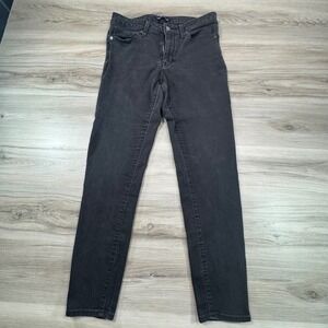 Calvin Klein Jeans Womens Size 8 Black Skinny Denim Pants Style CJ409105